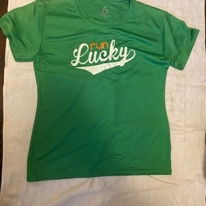 Run Lucky tee